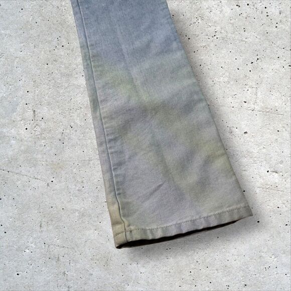 Y2K Rave 4 Real R4R Ombre Jeans Size 3 Flare Leg Two-Tone Distressed Dance - Picture 6 of 11